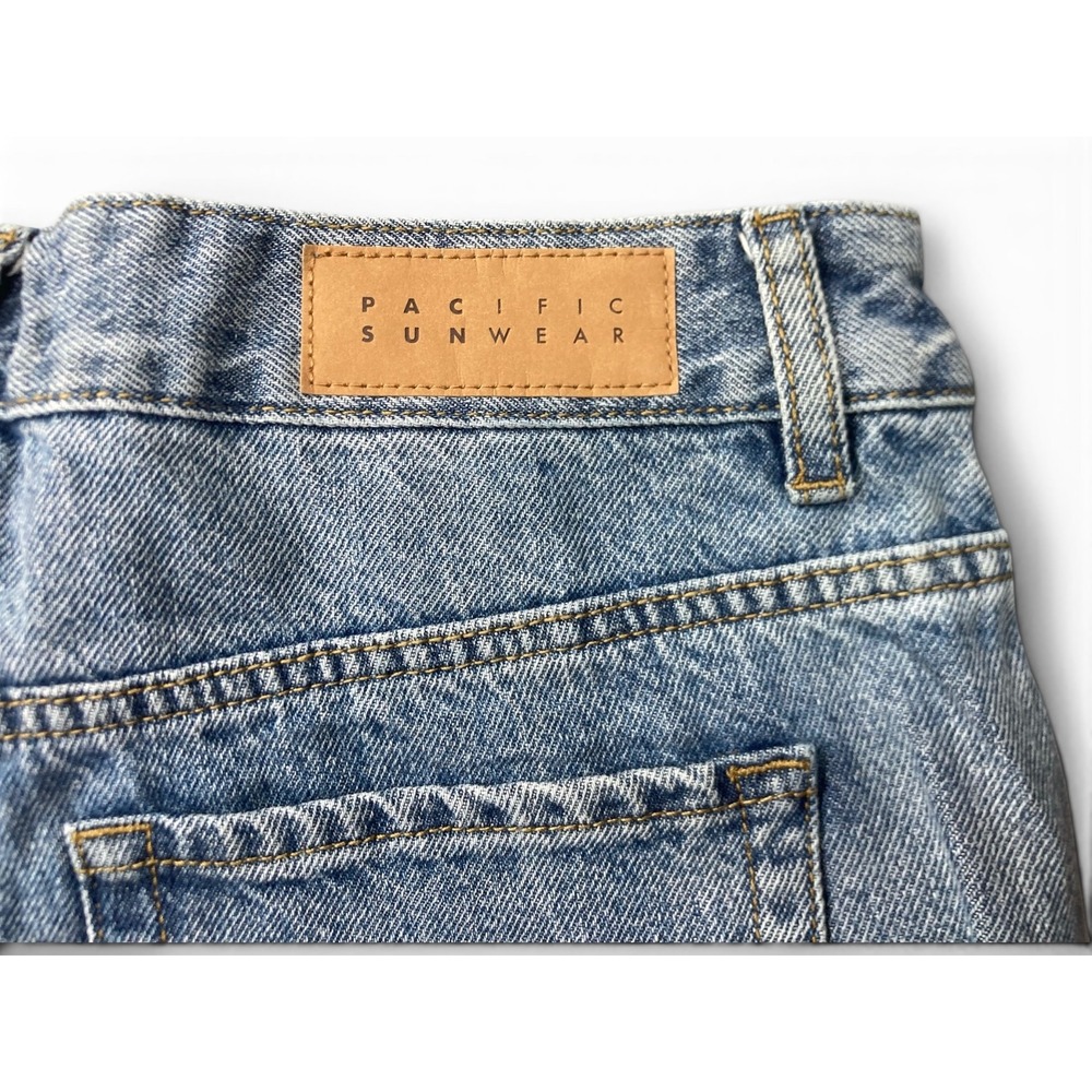 PacSun Low Rise Baggy Jeans Light Wash‎ Denim Wide Leg Size 26 Womens